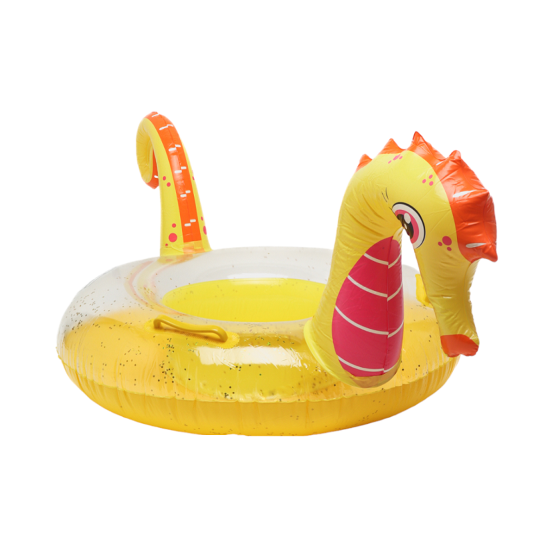 Centura gonflabila pentru copii cu scaun si manere - Cal de mare - 80 cm - 150434