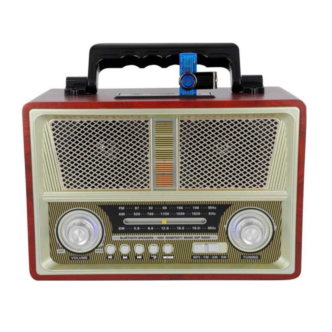 Radio vintage fără fir - M1802-BT - 018022