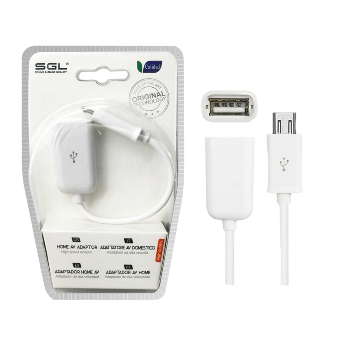Adaptor pentru Android - USB -A mamă/micro USB - T21S -01 - 096032