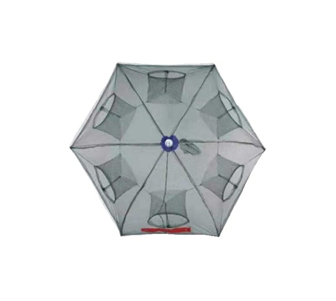 Plasa de pescuit pliabila cu 6 gauri - 30478