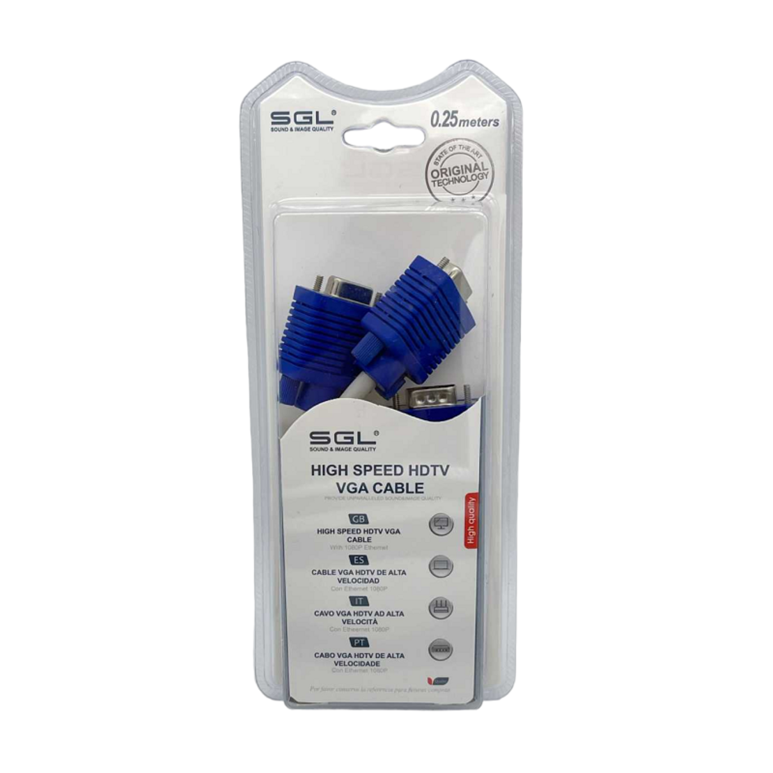 Splitter VGA - Splitter - 550-2 - VGA mamă/2xVGA mamă - 25cm - 095905
