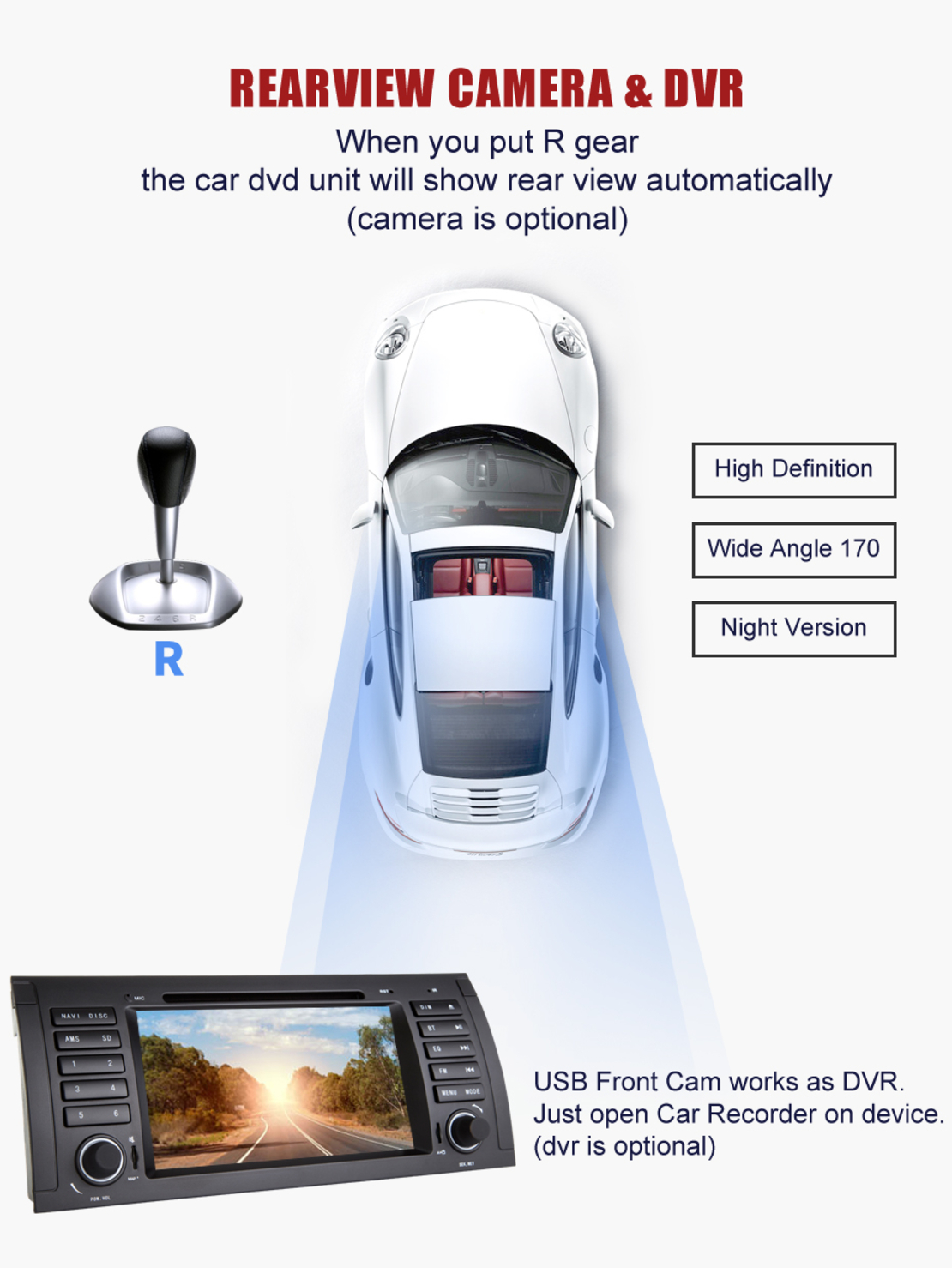 Sistem audio auto 2DIN - BMW E39 - Android - JA-7235