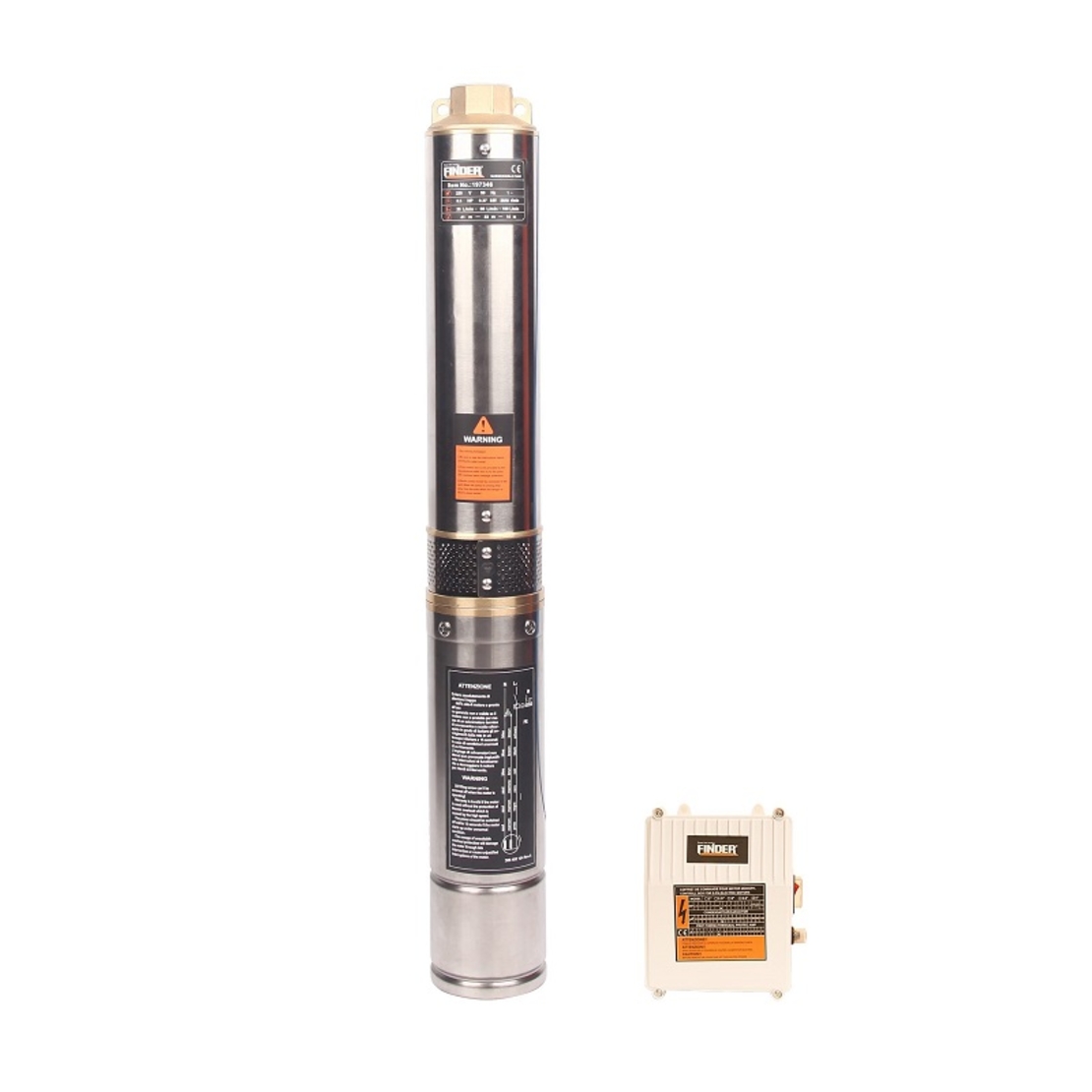 Pompă submersibilă - 370 W/0,5 CP - Finder - 197346