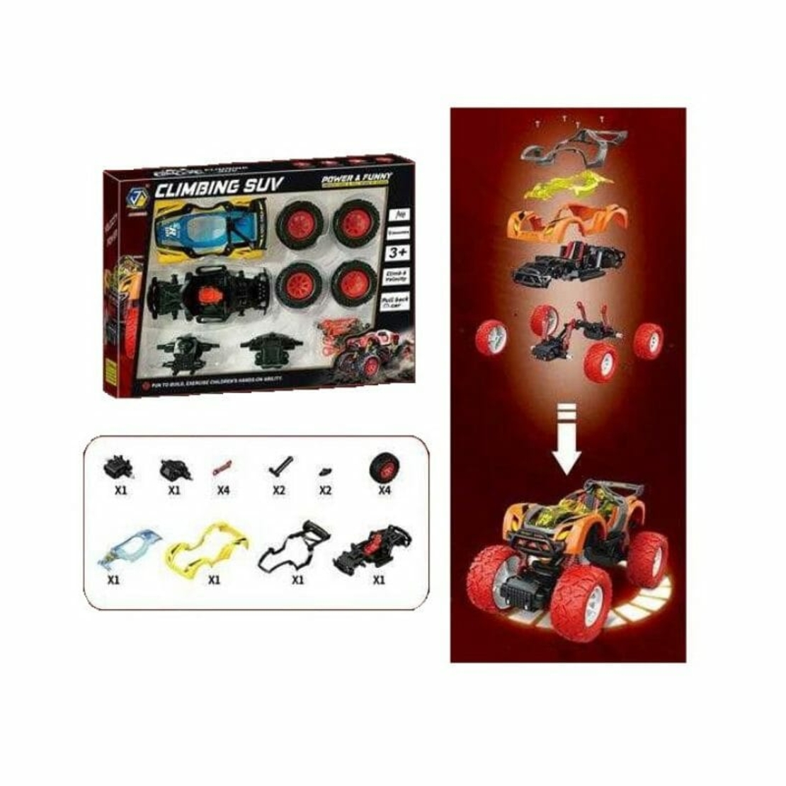 Carucior pentru asamblare - Jeep - 65209 - 498206
