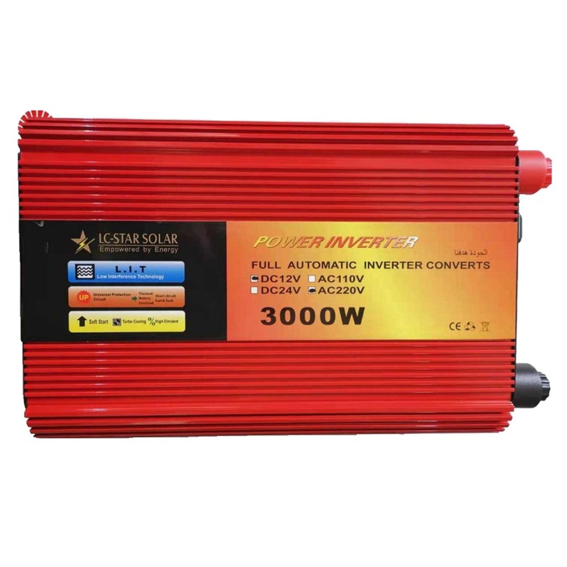 Invertor de tensiune - monofazat - 3000W - DC -12V - 602203
