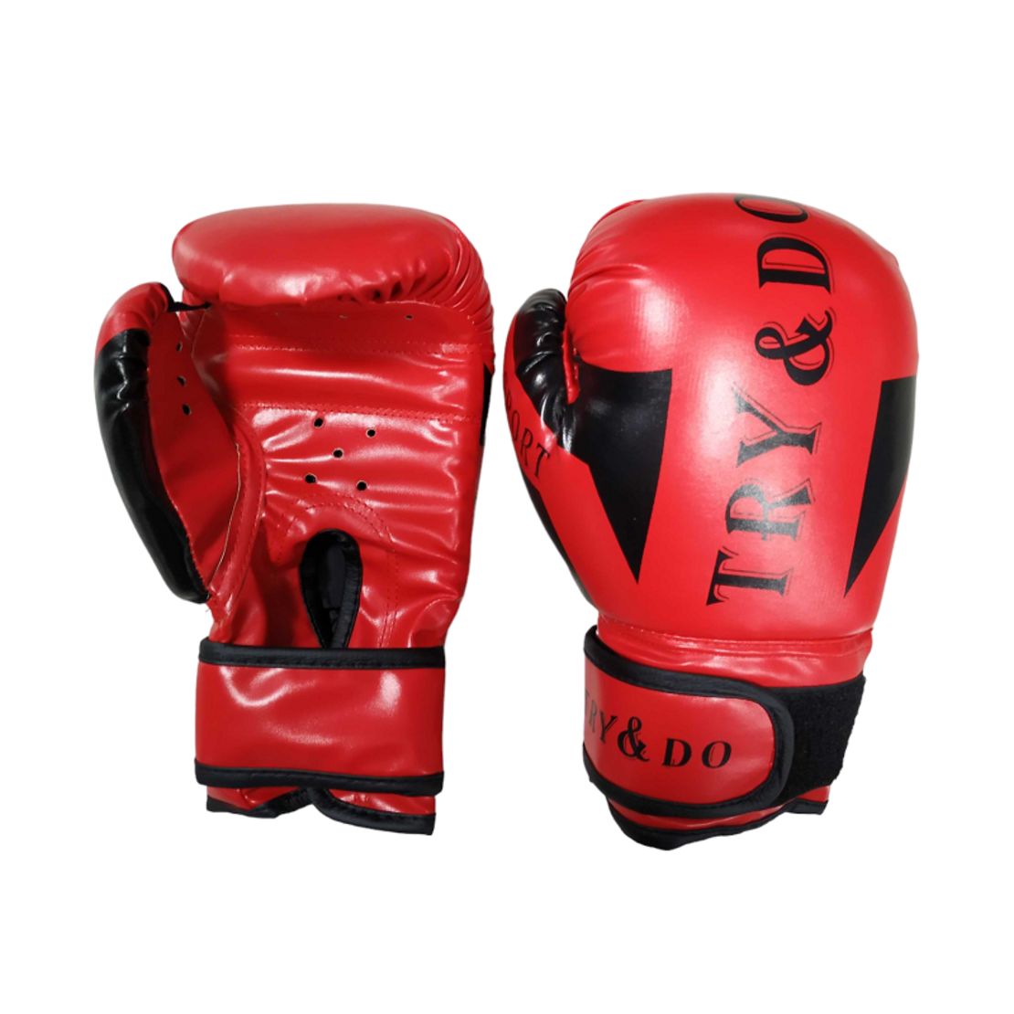 Set mănuși de box - 10 oz - 556626 - roșu