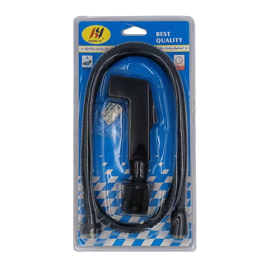 Pistol de dus cu furtun - 1,2 m - Negru - 23061