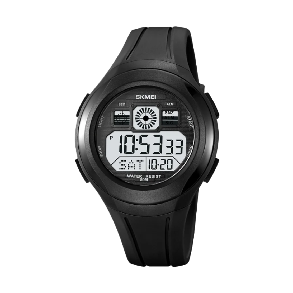 Ceas digital de mână - Skmei - 2104 - Negru/Alb