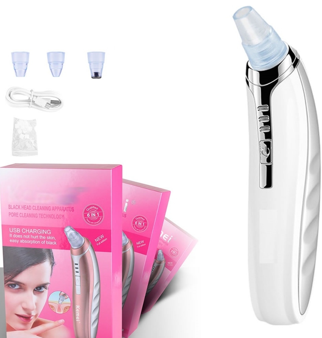 Demachiant facial profund - KM-1868 - Kemei