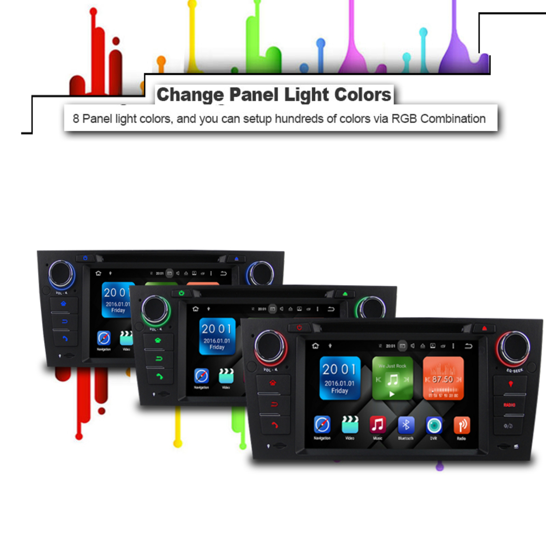 Sistem audio auto 2DIN - BMW E90 - Android - 111904