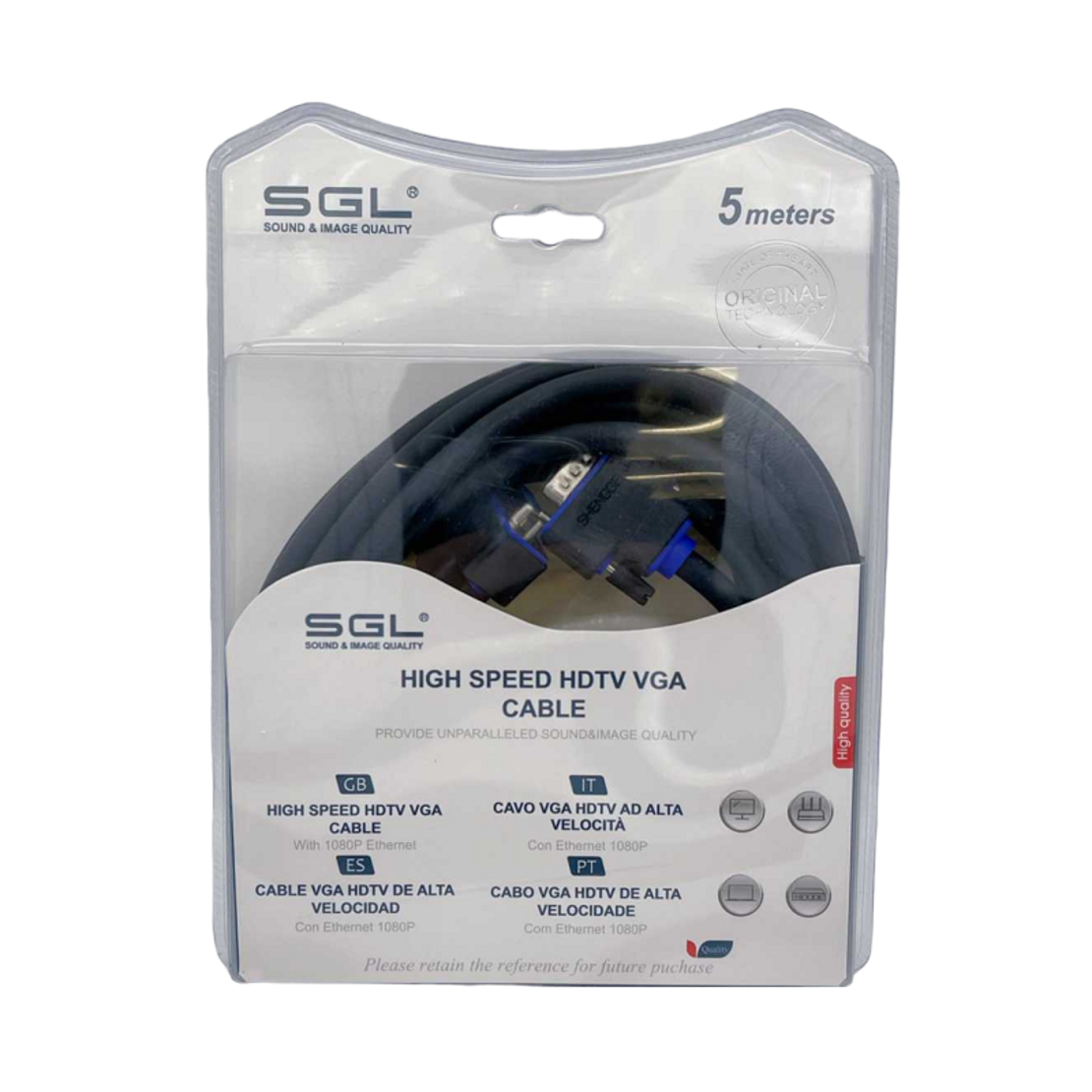 Cablu VGA - A550BC - mascul/fema - 5m - 095783
