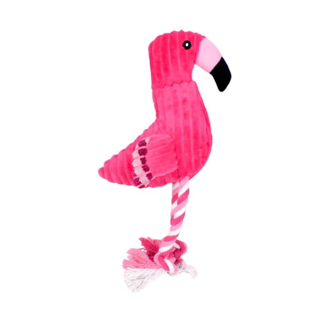 Jucărie de plus pentru câini cu frânghie - Flamingo - 37x17cm - 550741