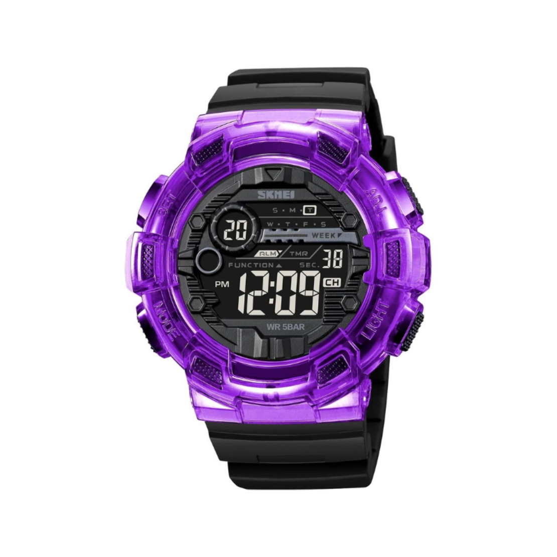 Ceas digital de mână - Skmei - 2110 - Negru/Violet
