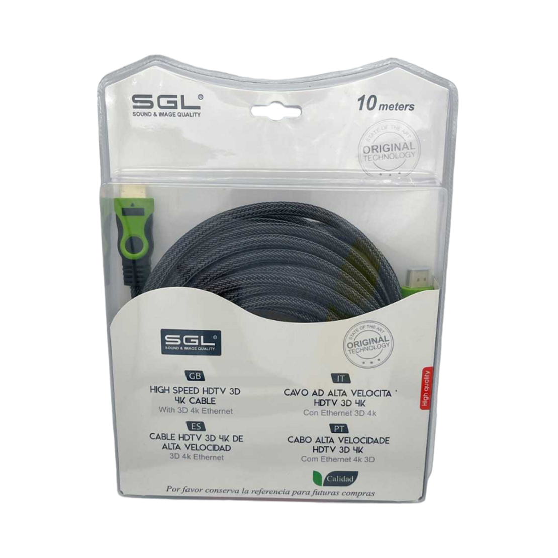 Cablu HDMI cu 2 conectori tată - B1593 - 1.4V - 10m - 094915