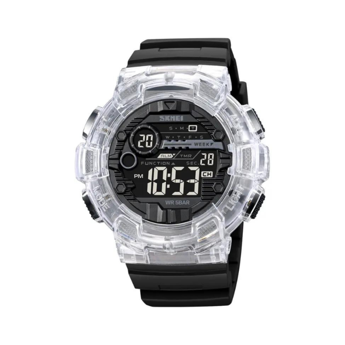 Ceas digital de mână – Skmei – 2110 - Negru/Alb