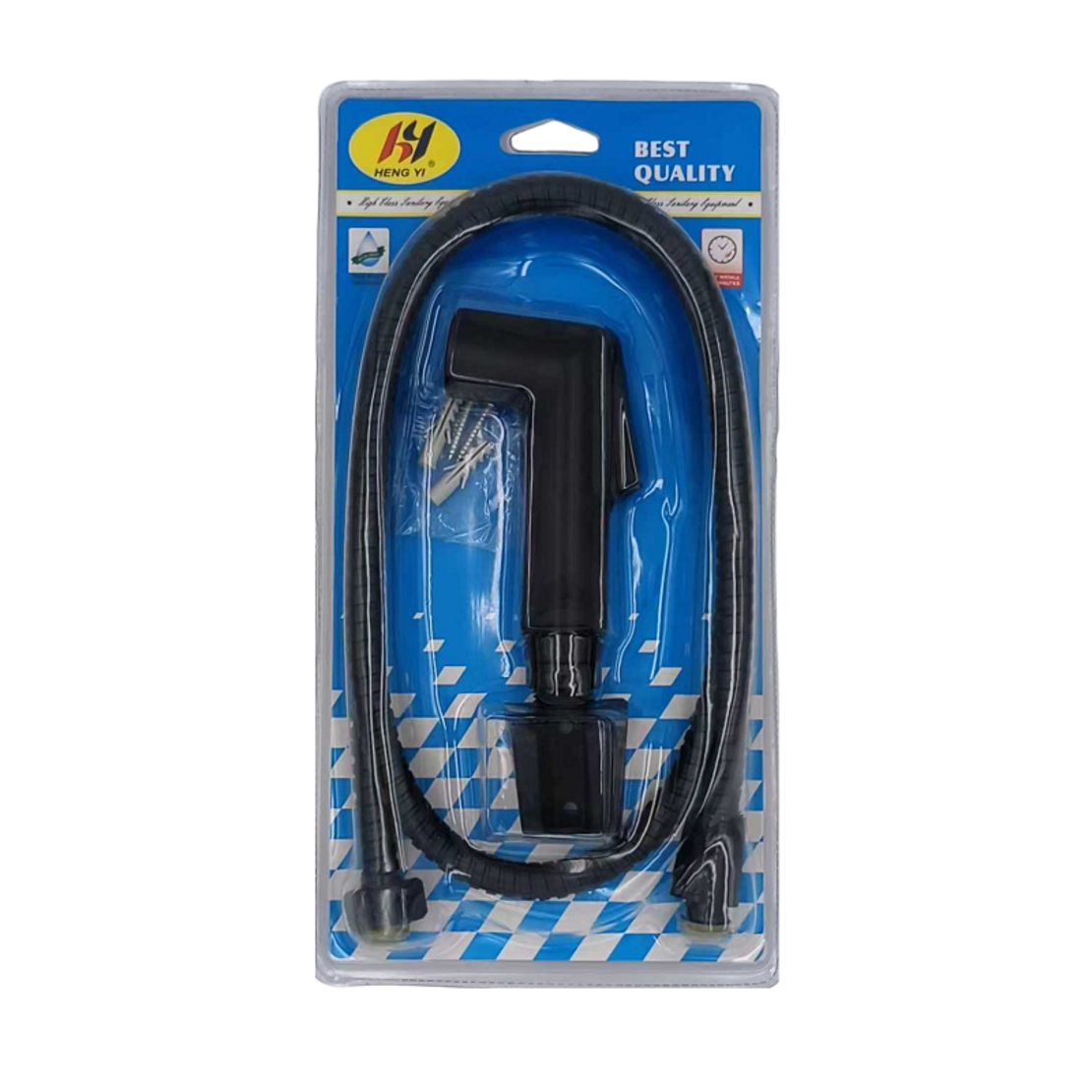 Pistol de dus cu furtun - 1,2 m - Negru - 23064