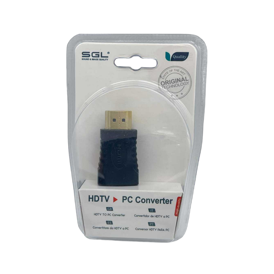 Adaptor video/audio HDMI - mascul/fema - 6043 - 098456