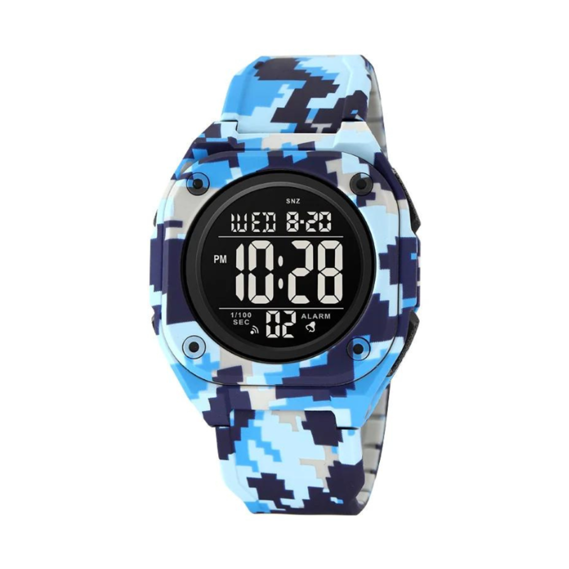 Ceas de mână digital - Skmei - 2160 - Albastru Militar