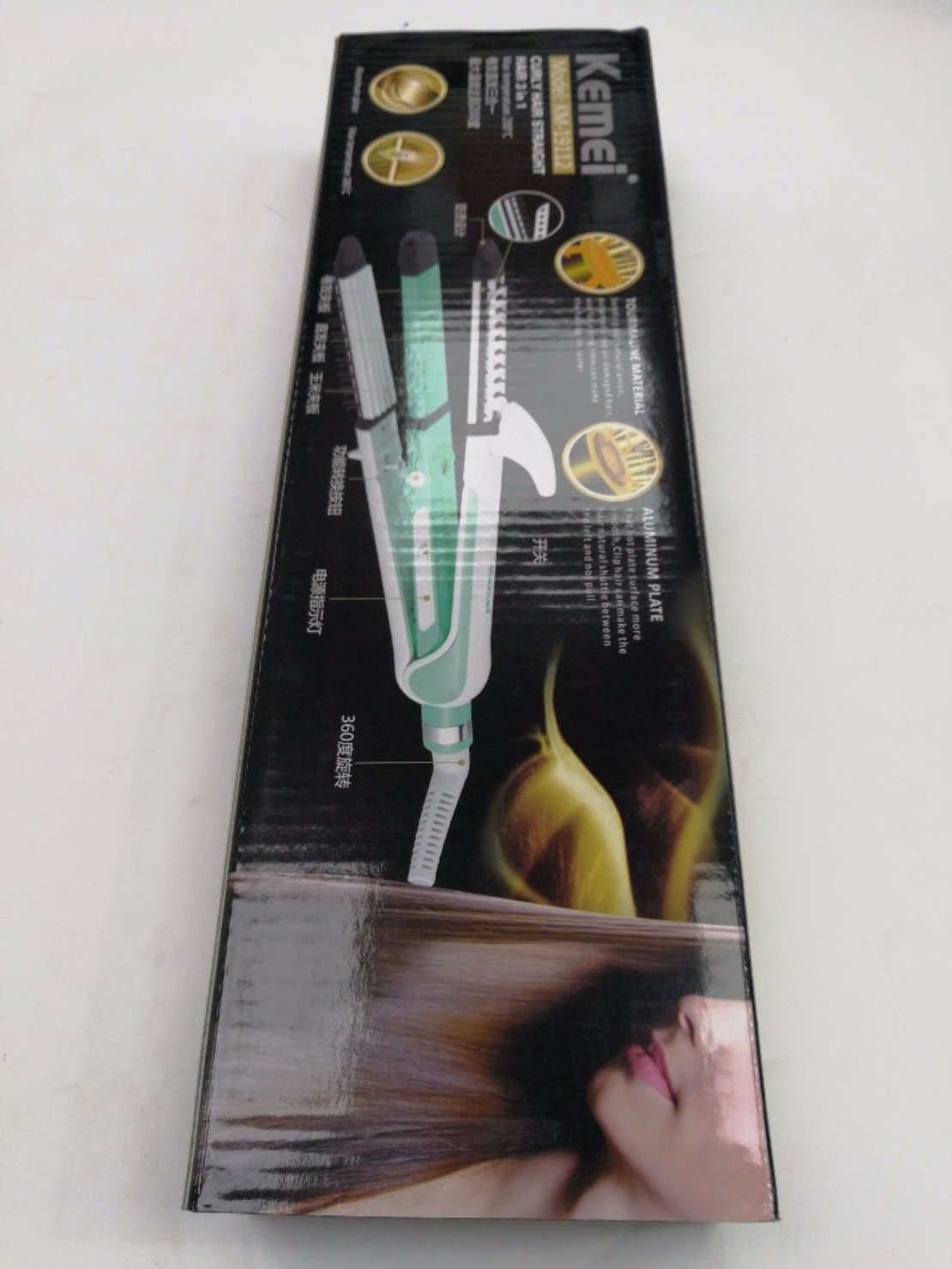 Placa de indreptat parul - KM-19112 - Multistyler - Kemei