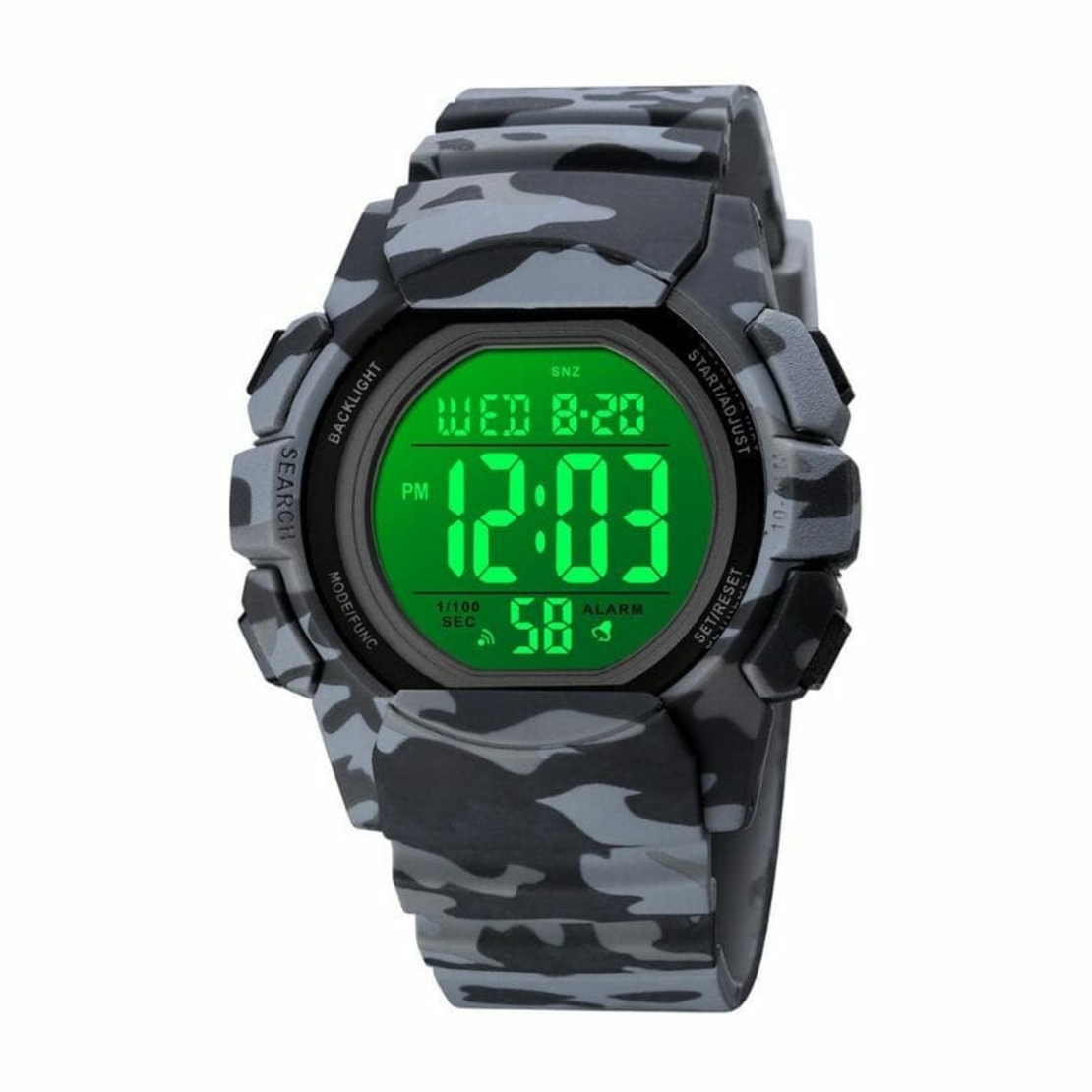Ceas digital de mână - Skmei - 1771 - 017714 - Verde Armată