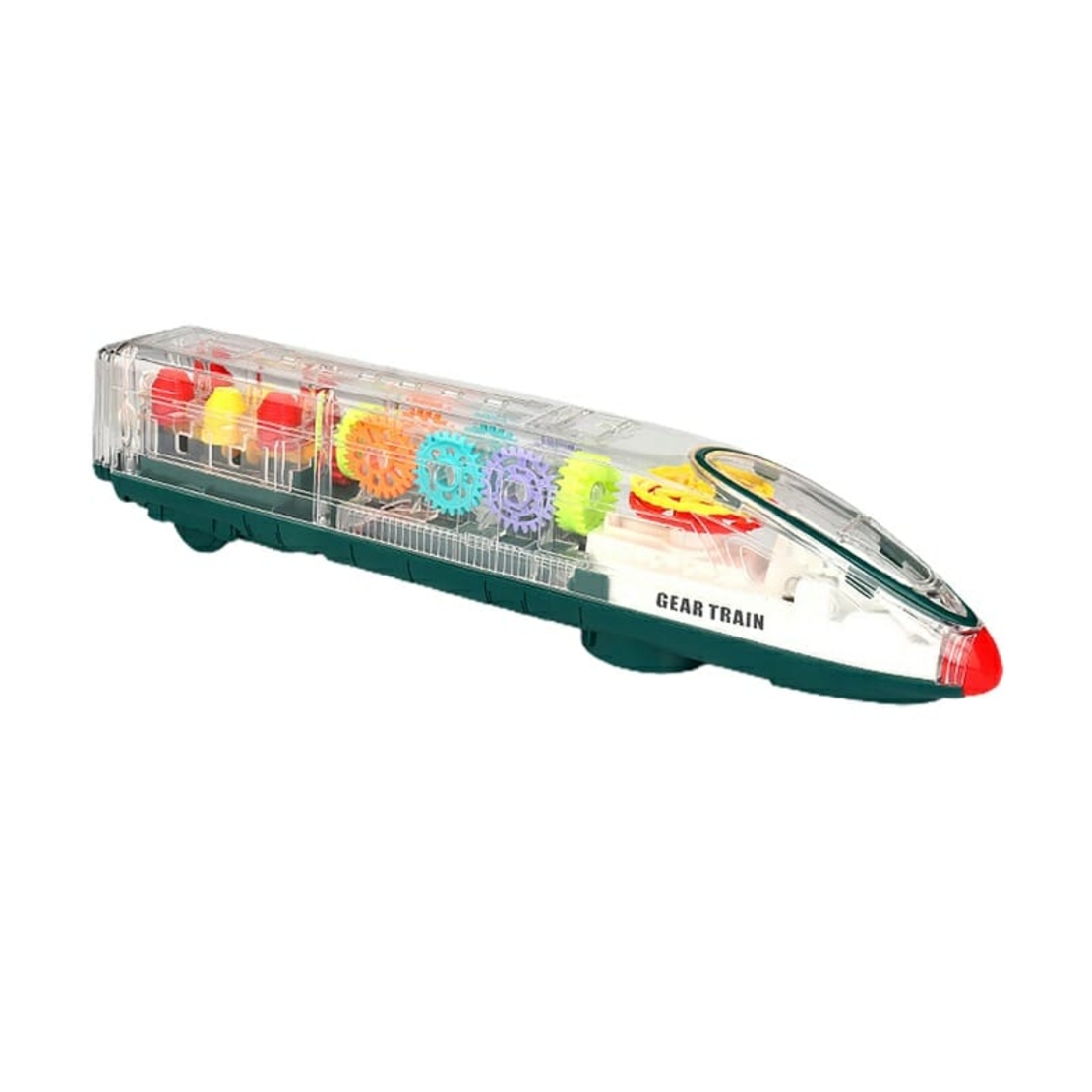 Tren interactiv cu carcasă transparentă - 238-2A - 350392