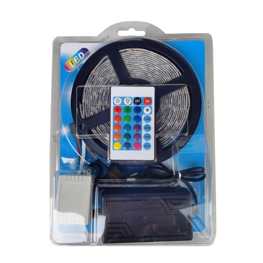 Banda LED - RGB – Banda LED - 5050 - 5m - 12V - 834628