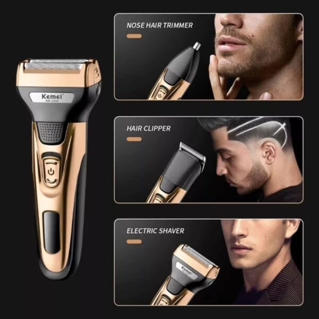 Trimmer multifunctional - KM-1429 - Kemei