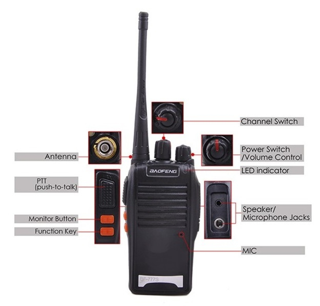 Set walkie talkie - BF-777S - Baofeng - 407772