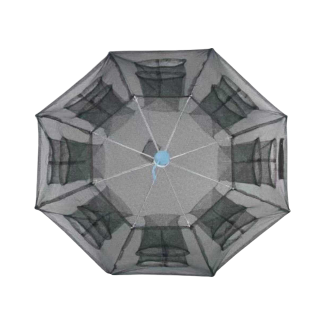 Plasa de pescuit pliabila cu 16 gauri - 31359