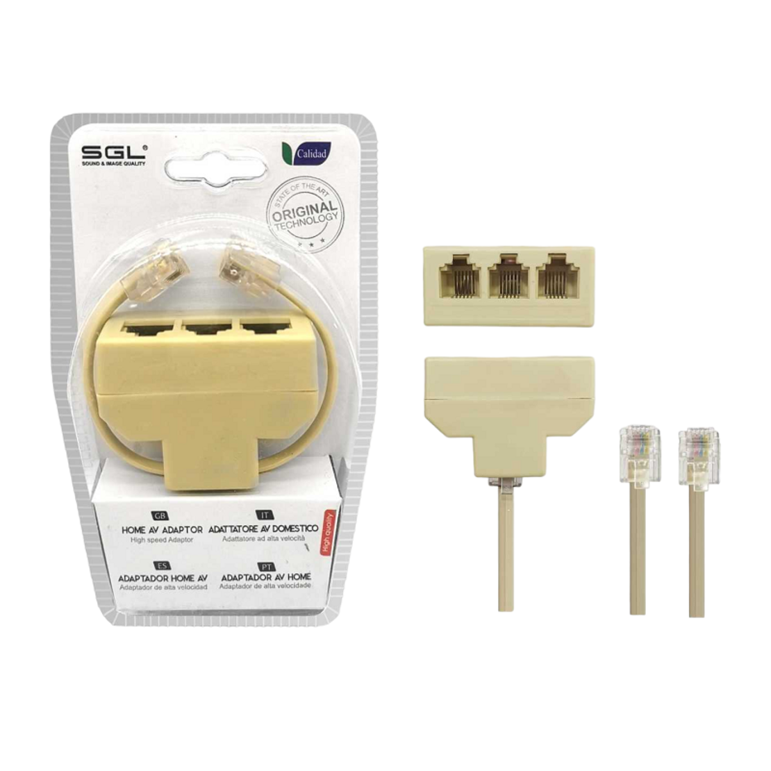 Splitter LAN de rețea - Splitter - 3Way - 1783 - 098593