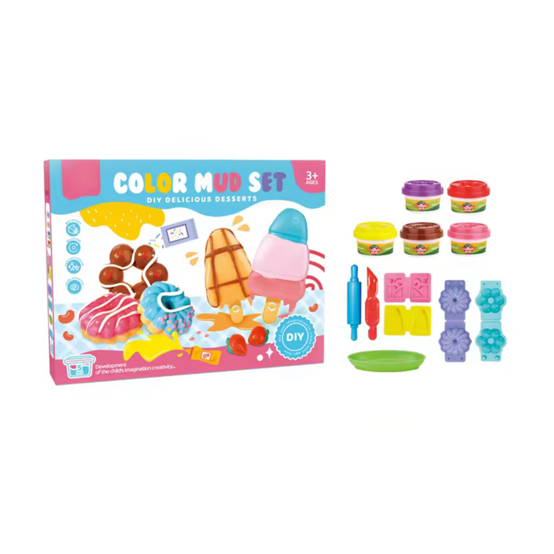 Set cu plastilina si matrite - 5838-136B - 310416