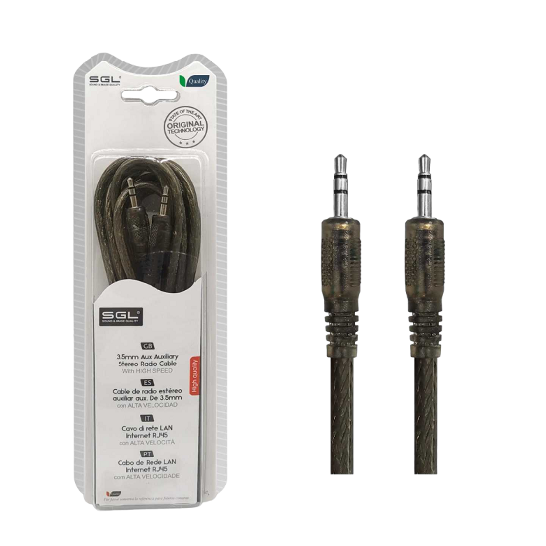 Cablu audio - 40201 - jack 3,5 mm tat/tat - 3 m - 097701