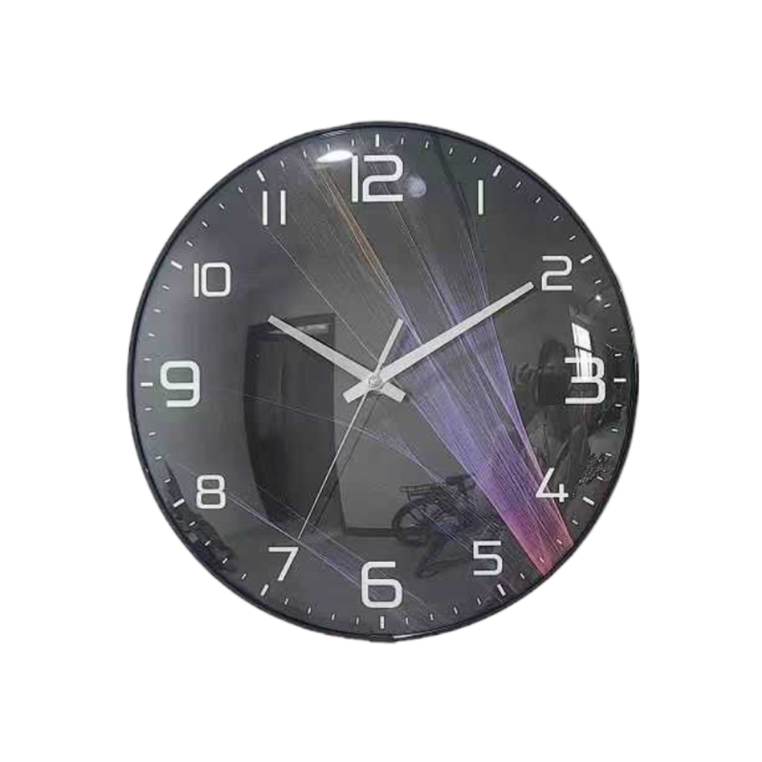 Ceas de perete- FHS -B625-13 - 505039 - negru/violet