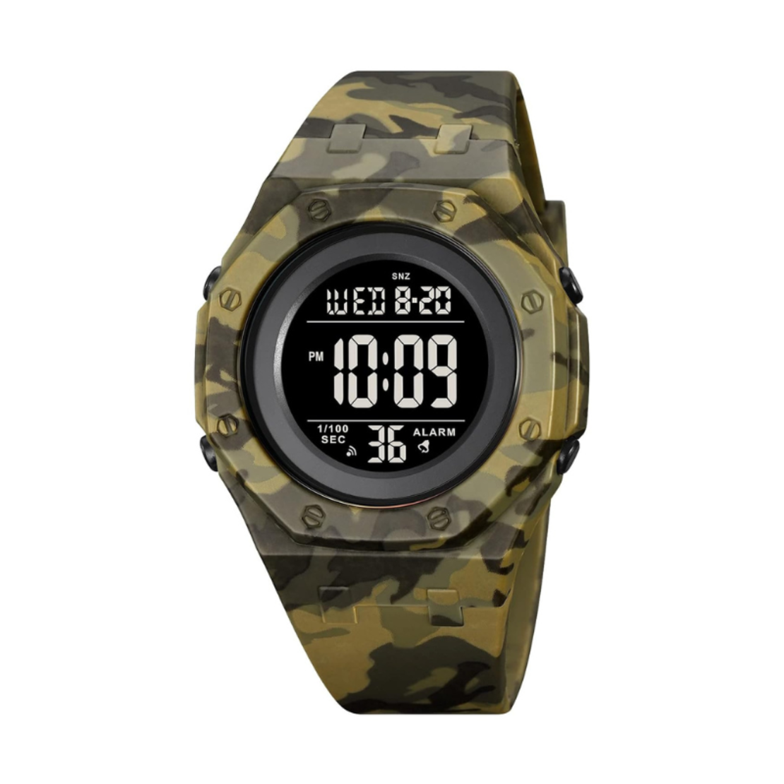 Ceas de mână digitală - Skmei - 2048 - Verde Armată