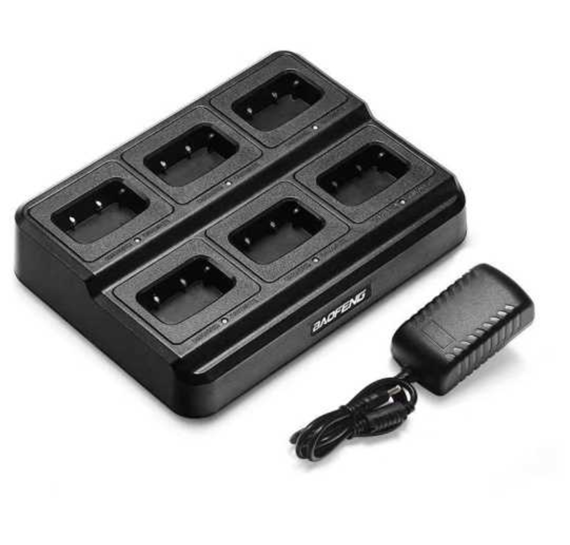 Baza de incarcare transceiver cu 6 pozitii pentru UV-5R - Baofeng - 221233