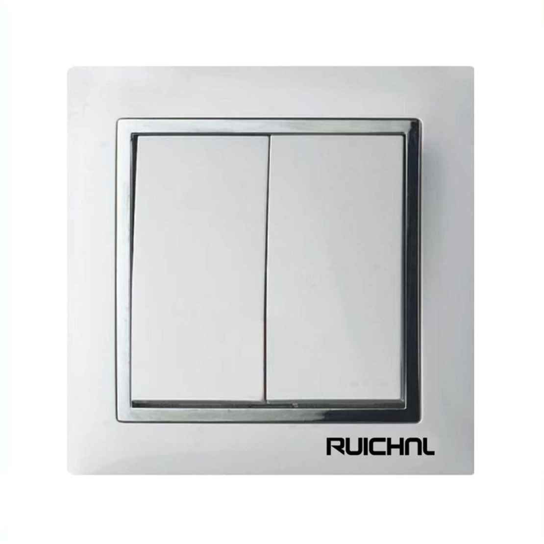 Întrerupător de lumină pentru montaj încastrat pe perete - dublu -RC3604 - 360401