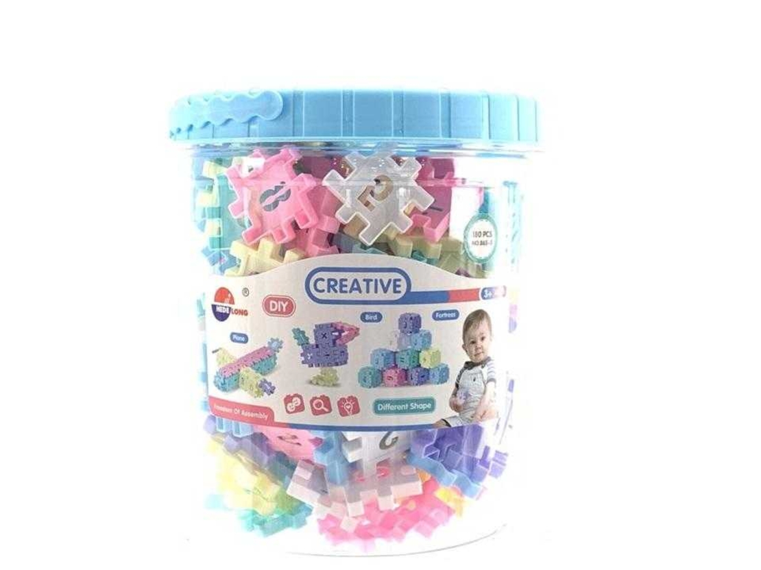 Set de constructii pentru copii din 180 de piese - 865-5 - 221648