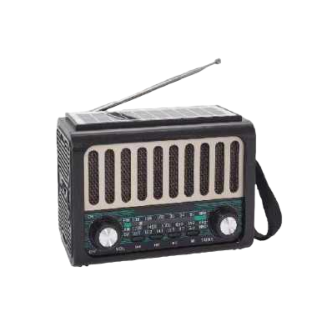 Radio cu panou solar retro fără fir - K335S - 830104