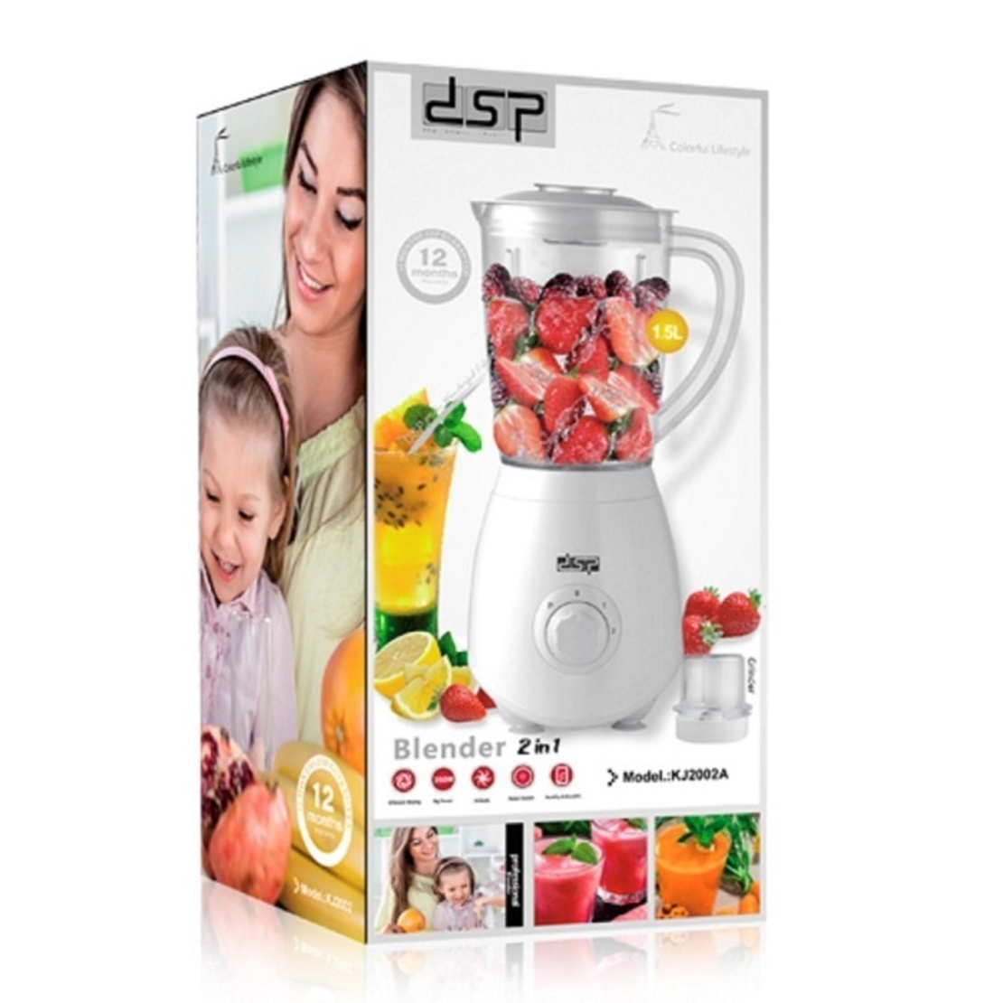 Blender 2in1 - KJ2002 - DSP - 562779 - Verde