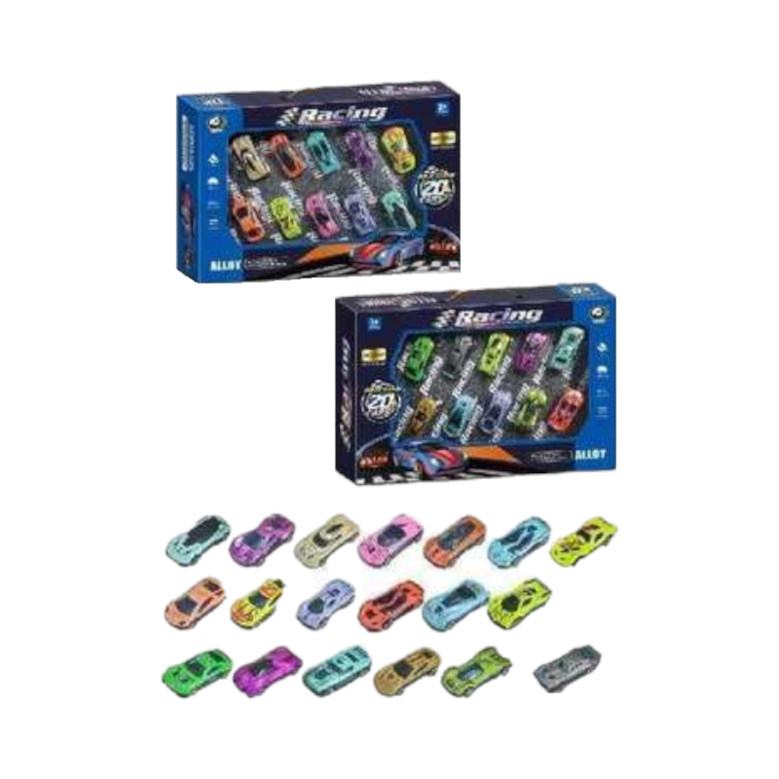 Set cărucioare de curse - 20buc - WJ950-339 - 305179