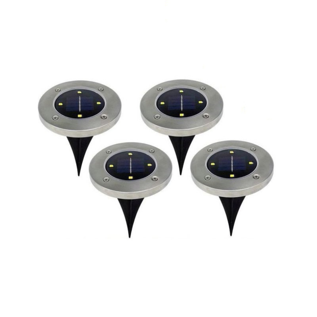 Lampa solara de gradina cu LED - Cu suport - 4LED/RGB - 431152