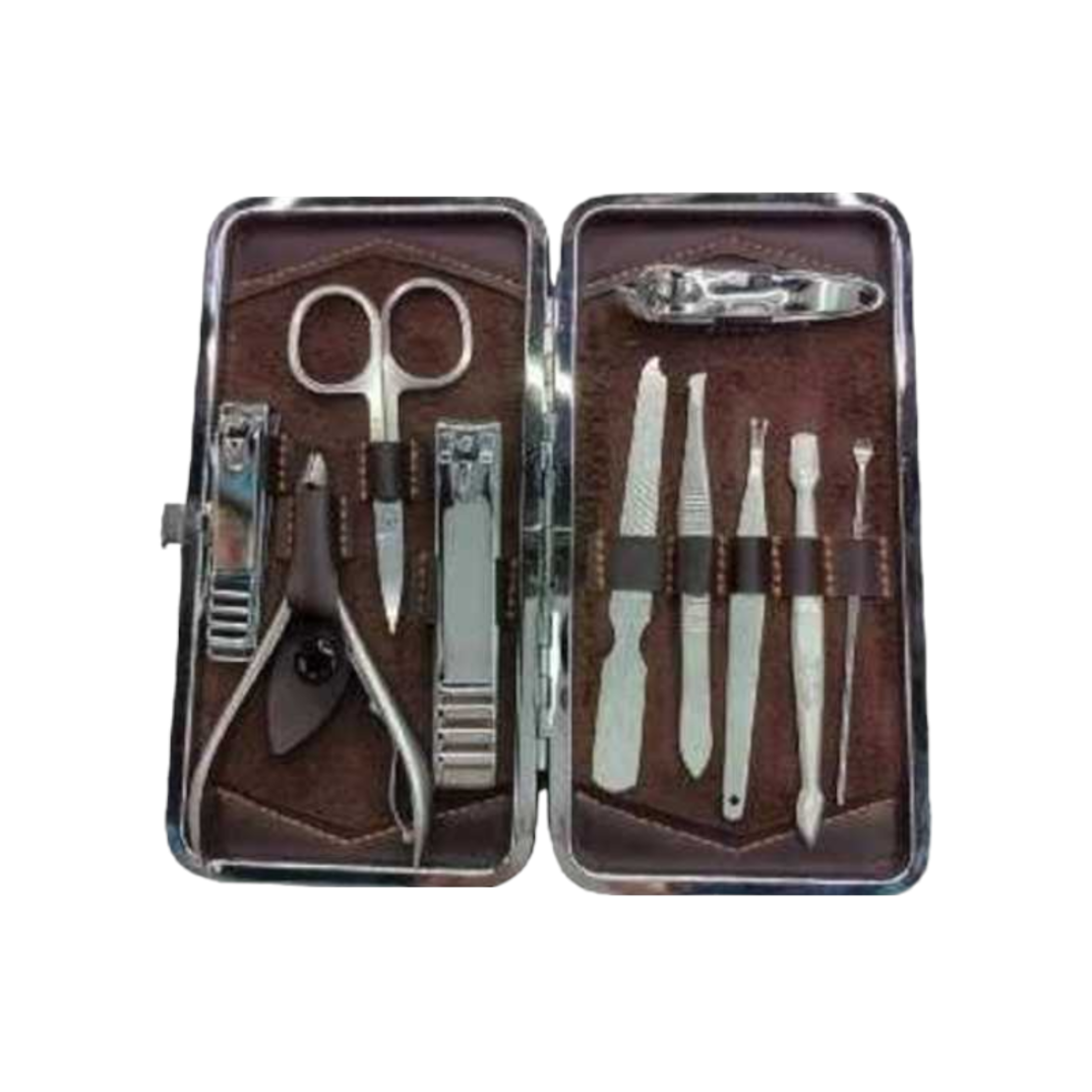 Set de îngrijire a unghiilor cu carcasă - 381A - 10 buc - 671031