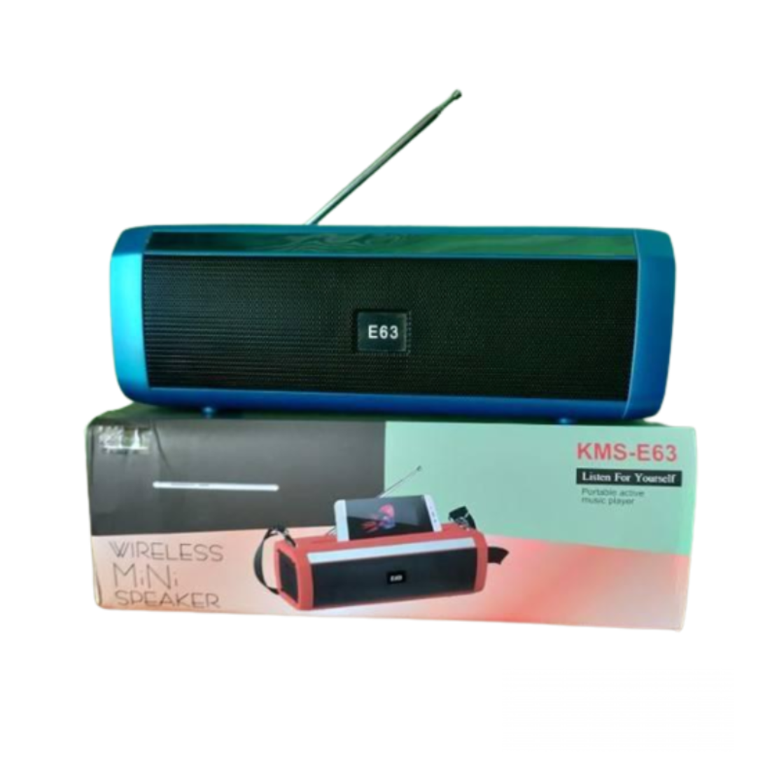 Difuzor Bluetooth fără fir - KMS-E63 - 886403 - Albastru
