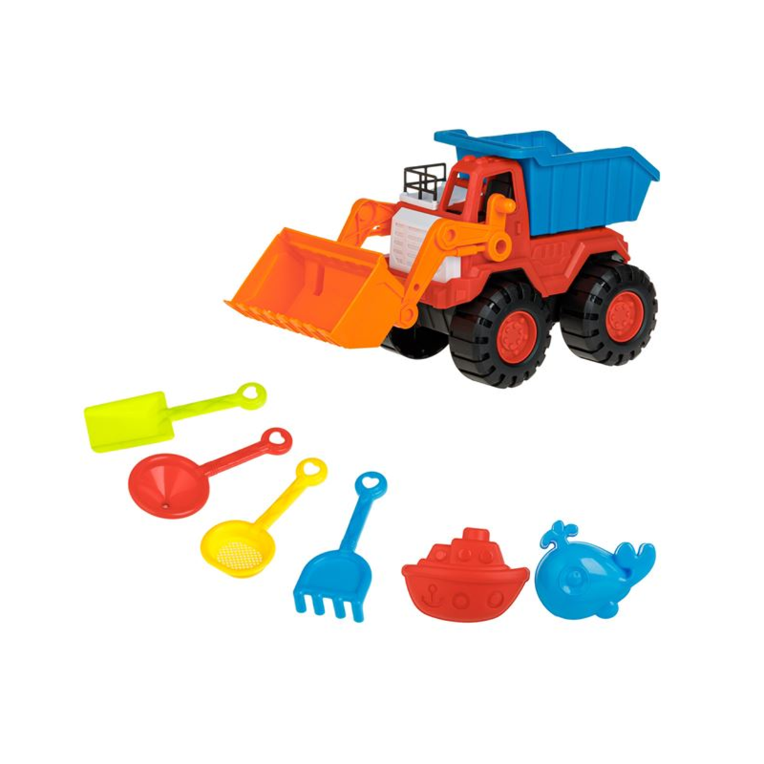 Set plaja cu excavator si accesorii - 8011 - 305113