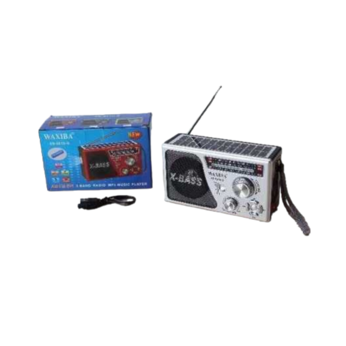 Radio cu panou solar fără fir - XB -961 -S - 009162 - Argintiu