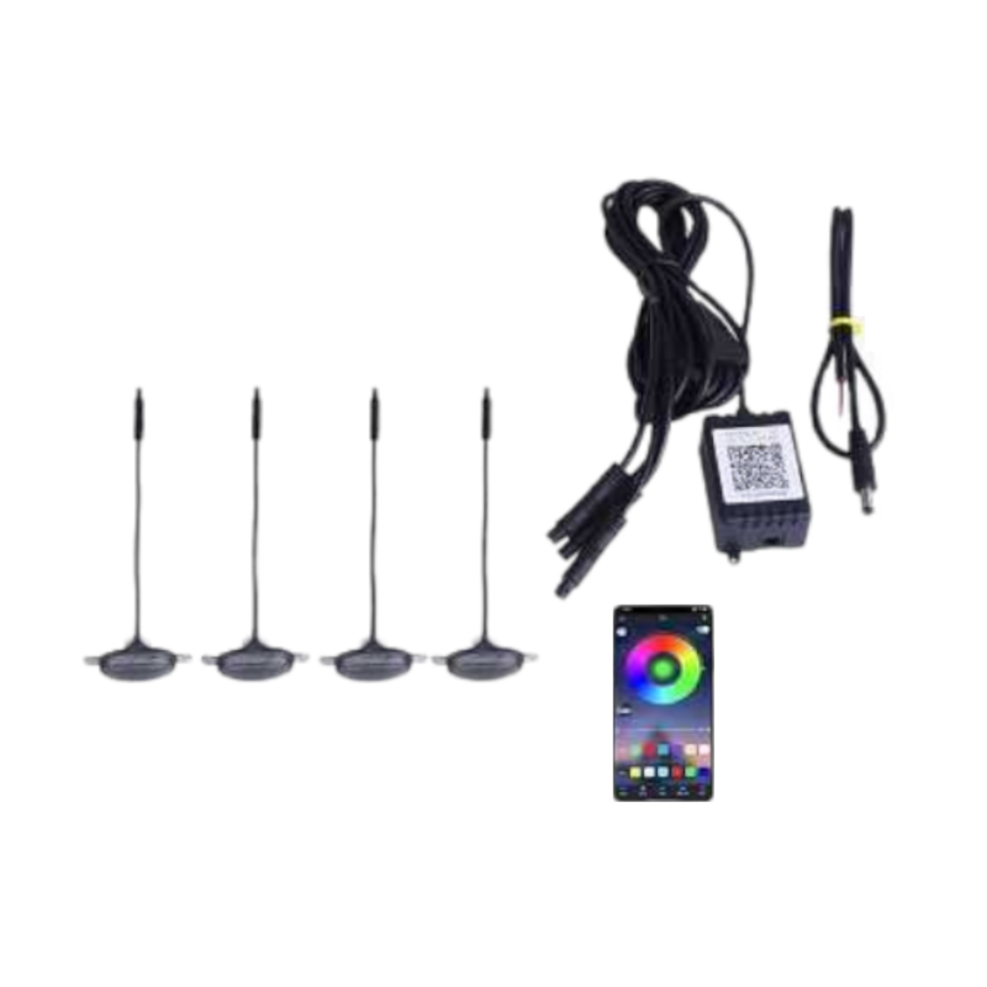 Set de iluminat LED pentru compartimentul mașinii - R-D20101-P4 - 110026