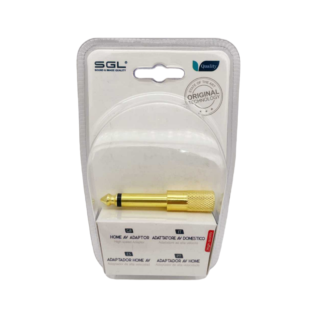 Adaptor jack audio 6,3 mm - 1892-1 - 098258