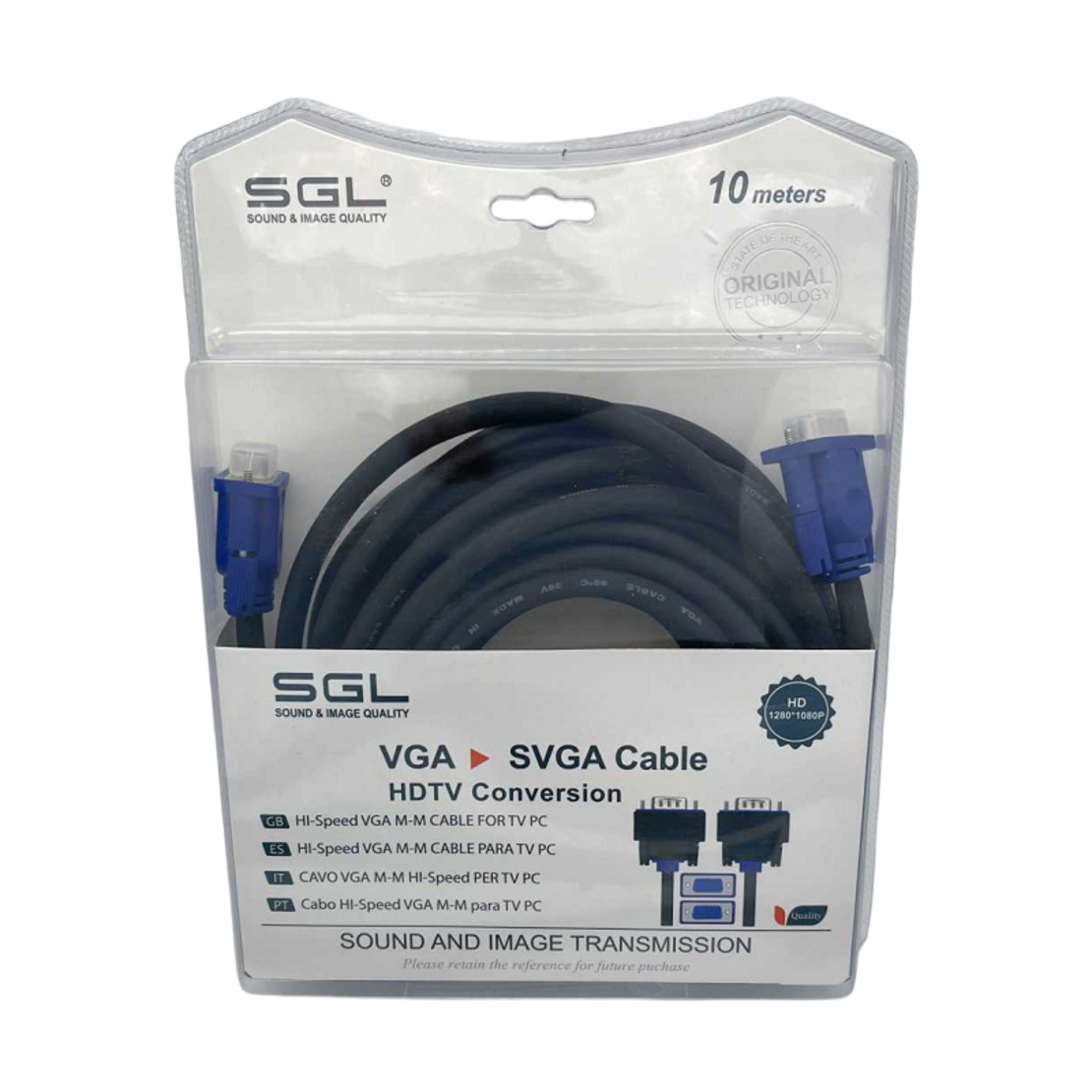 Cablu VGA - 550BB - tată/tată - 10m - 095097