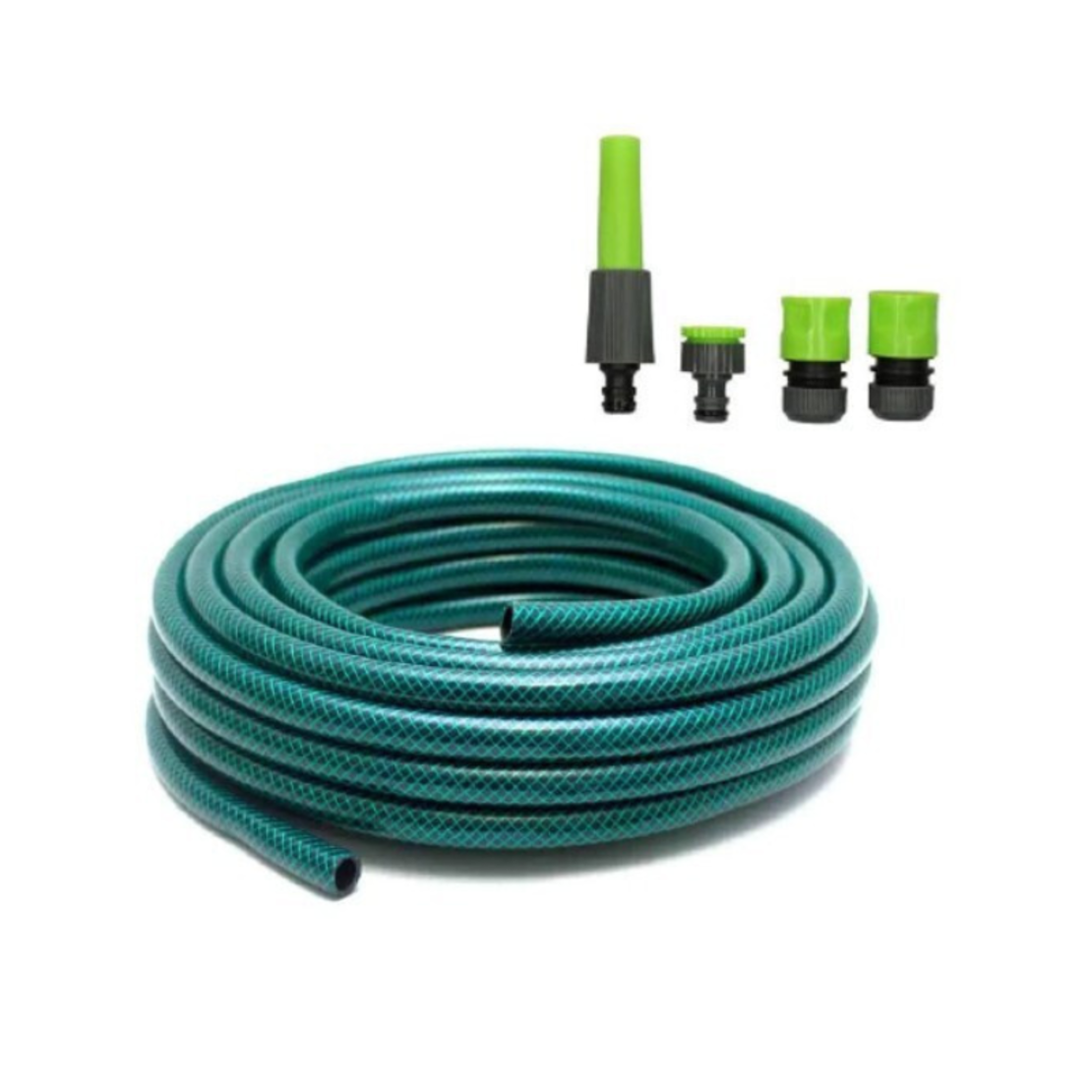 Furtun de udare cu 4 atasamente - 30m - 699765