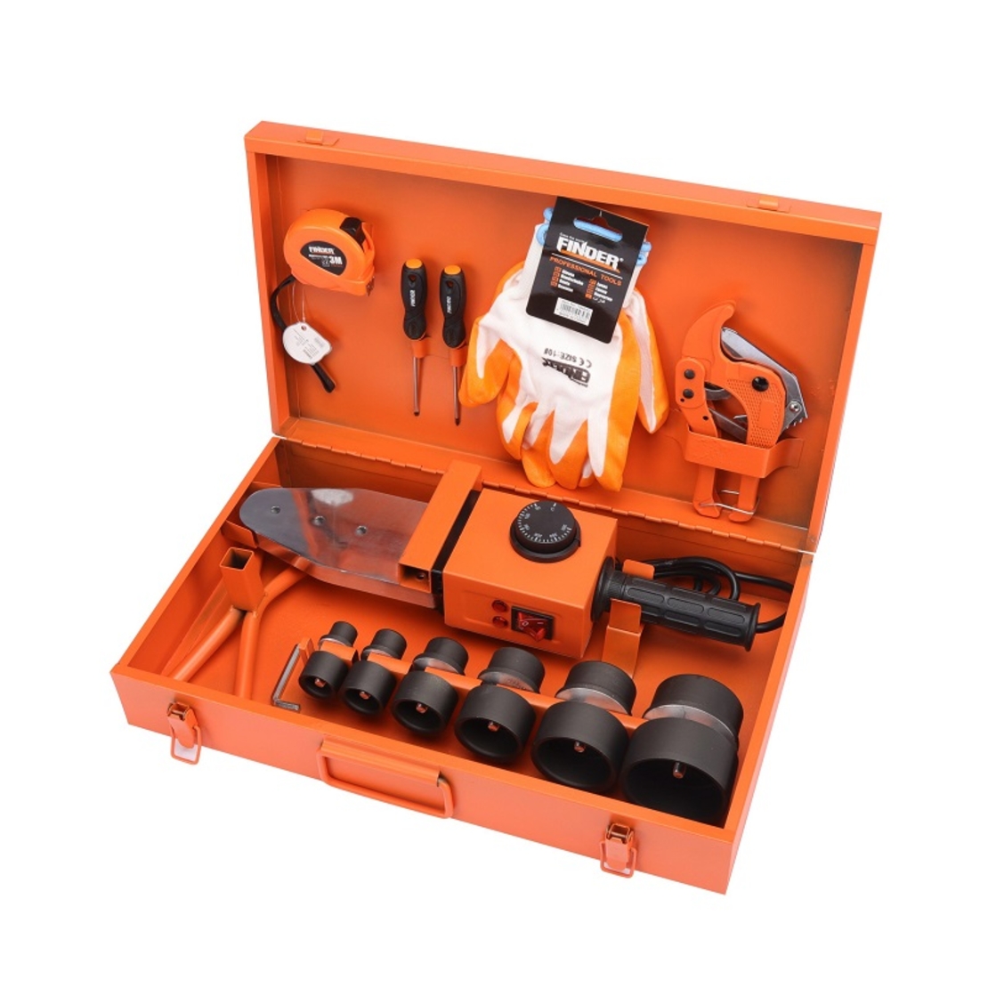 Fier de lipit pentru tevi din plastic - 1500W - Finder - 197335
